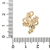 Brass Pave Cubic Zirconia Pendants KK-A286-10G-01-3