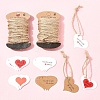 96Pcs 4 Styles Paper Gift Tags CDIS-FS0001-27-7