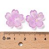 Acrylic Bead Caps OACR-H056-01F-3