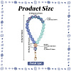 1Pc Silicone & Wood Pendant Decorations HJEW-BM0001-61B-2