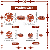 40Pcs 4 Style Flat Round 2-hole Basic Sewing Button FIND-GF0004-85B-2