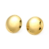 Ion Plating(IP) 304 Stainless Steel Flat Round Stud Earrings for Women EJEW-I281-06G-1