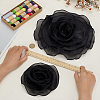2Pcs 2 Styles Organza Flower Brooches JEWB-FG0001-58A-3