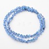 Electroplate Glass Bead Strands EGLA-J138-A-HR04-2