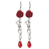 304 Stainless Steel Dangle Earrings EJEW-JE06065-1