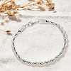 1Pc 5MM 304 Stainless Steel Rope Chain Bracelets for Women BJEW-DJ0001-85-7