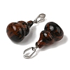 Natural Mahogany Obsidian Pendants G-B127-03P-08-3
