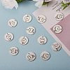 18Pcs 9 Style Stainless Steel Pendant STAS-SZ0002-11-2