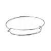Non-Tarnish 304 Stainless Steel Expandable Bangle for Girl Women BJEW-C003-01P-1