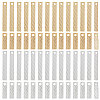 Beebeecraft 100Pcs 4 Style Brass Pendants KK-BBC0005-59-1