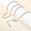 1MM Brass Box Chain Necklaces NJEW-C086-01P-3