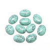 Synthetic Turquoise Cabochons X-G-R415-14x10-44-1