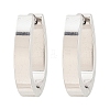 201 Stainless Steel Hoop Earrings EJEW-T056-03P-03-4