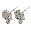 304 Stainless Steel Stud Earring Findings SA-CBAAD0D-07P-1