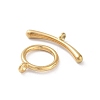Ion Plating(IP) 304 Stainless Steel Ring Toggle Clasps STAS-A092-09F-G-2