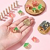 10Pcs 2 Colors Plastic Pendants KY-FS0001-34B-9