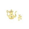 Mini Alloy Teapot Set Miniature Ornaments PW-WG21B1D-02-2