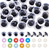 DICOSMETIC 20 Sets 10 Colors Plastic Doll Craft Eyes DIY-DC0002-38A-1