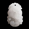 Natural White Jade Carved Pendants G-S384-01C-1