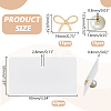 15Pcs ABS Imitation Pearl Ear Nuts FIND-PH0028-54-2