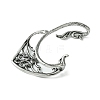 2Pcs 316 Surgical Stainless Steel Cuff Earrings EJEW-E300-05AS-04-M-2