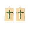 304 Stainless Steel Rhinestone Pendants RB-CBADC81-13G-03-1