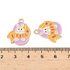 Easter Alloy Enamel Pendants ENAM-I055-01KCG-08-3