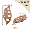 Unfinished Wood Pendants WOOD-WH0026-37B-02-2