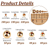 420Pcs Brass Beads KK-DR0001-36-2