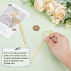 20Pcs Transparent Acrylic Stirring Rods MACR-GO0001-10-3