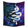 Polyester Snake Pattern Wall Hanging Tapestry SNAK-PW0001-43A-01-1