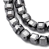 Synthetic Terahertz Stone Beads Strands G-H327-L03-02-3