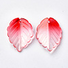Transparent Spray Painted Glass Pendants GLAA-S054-006B-03-2