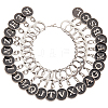 26Pcs Alloy Enamel Pendant Locking Stitch Markers HJEW-SC00136-5