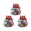 Alloy Enamel Brooches X-JEWB-P013-18EB-4
