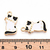 Alloy Enamel Pendants PALLOY-N170-030A-NR-3