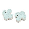 Printed Poplar Wood Beads WOOD-Z008-05C-2