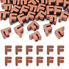 Opaque Acrylic European Beads OACR-TAC0019-006F-1