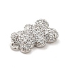 Brass Micro Pave Cubic Zirconia Pendants X-KK-Q772-05P-3