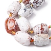 Natural Fire Crackle Agate Beads Strands G-P605-D01-01-4
