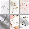 Geometric Charm Drop Earrings DIY Making Kit DIY-UN0002-98-7