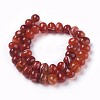 Dyed Natural Banded Agate Beads Strands G-F595-E03-2