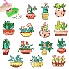 Potted Plants DIY Diamond Sticker Kits PW-WG01C2C-01-2