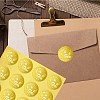 34 Sheets Self Adhesive Gold Foil Embossed Stickers DIY-WH0509-083-6