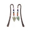 Natural Green Aventurine Bookmark AJEW-C025-01D-2