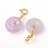 Natural Amethyst Pendants G-I307-02G-01-2