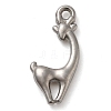 304 Stainless Steel Pendants STAS-M070-17P-1