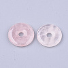 Natural Rose Quartz Pendants X-G-S349-22A-01-2