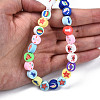 Handmade Polymer Clay Beads Strands CLAY-T020-04-6