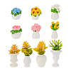 5 Styles Resin Plant Mini Model RESI-AR0001-54-2